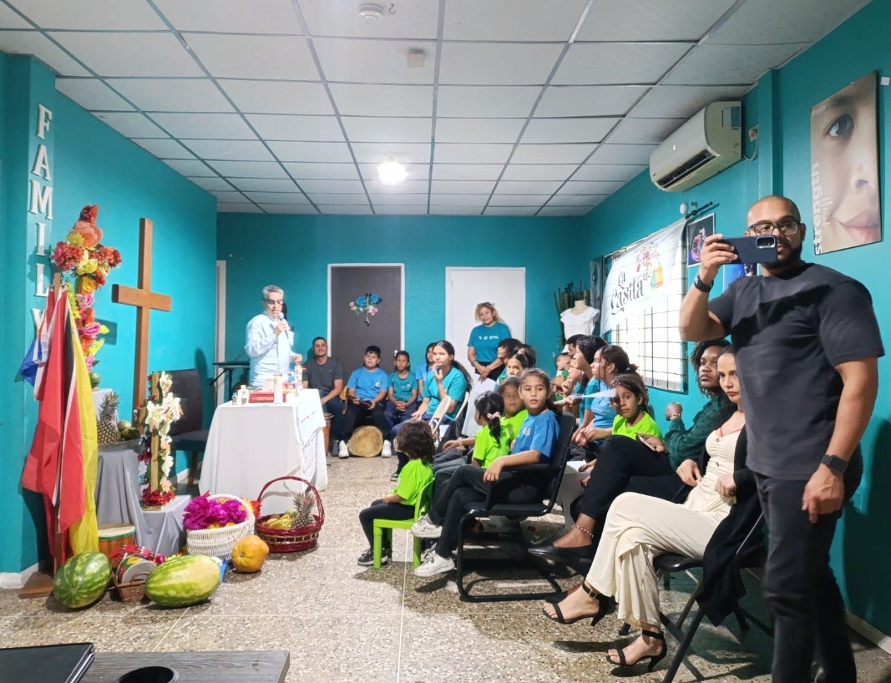 Celebración de la Cruz de Mayo reunió a la comunidad venezolana y trinitense en Arima